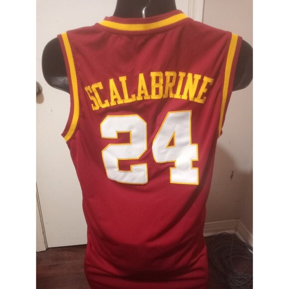 USC Brian Scalabrine #24 custom stitched basketball jersey Size XL - Picture 4 of 8